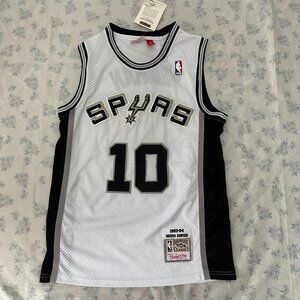 NBA Dennis Rodman White San Antonio Spurs #10 Jersey